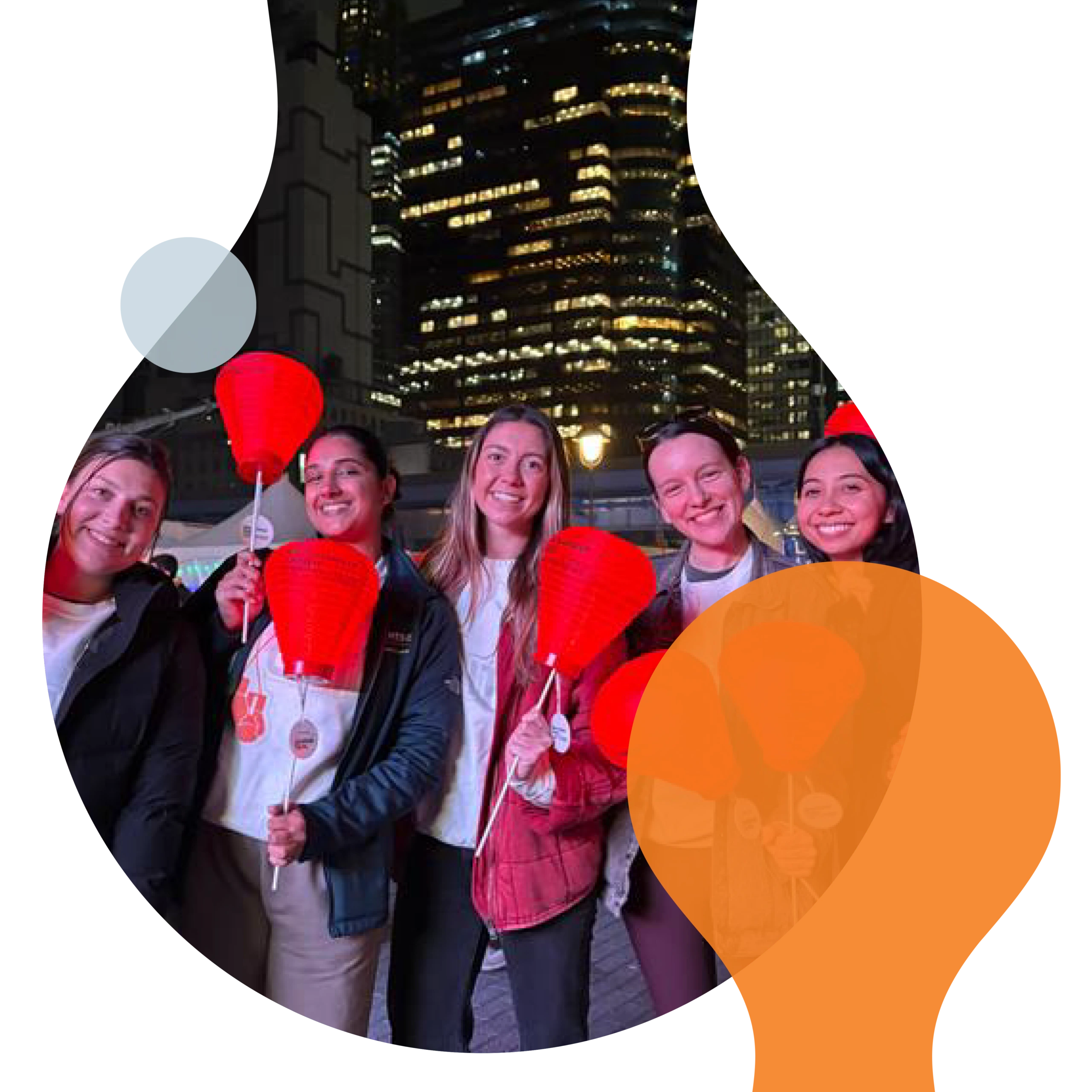 Genesis team having fun at a social event