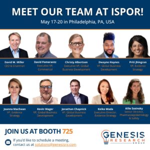 ISPOR 2026 Genesis Research Team pics