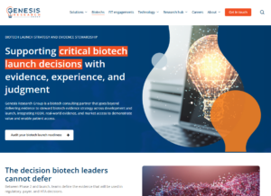 Genesis Research Group Biotech section