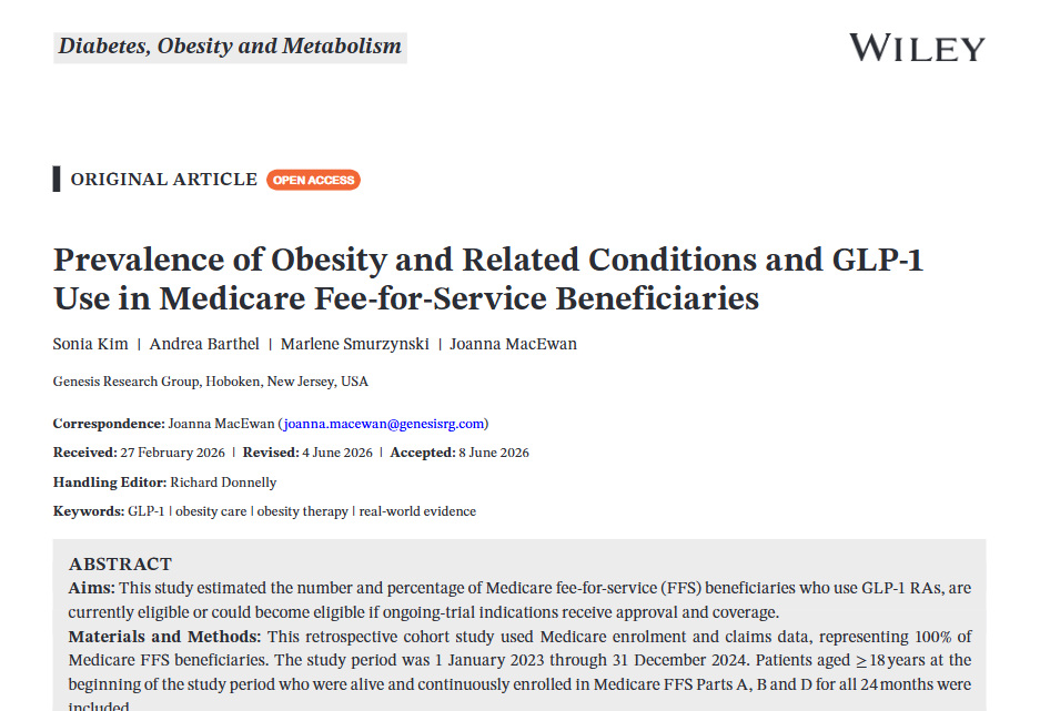 screenshot of GLP-1 article
